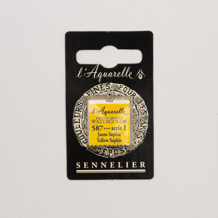 Sennelier 587 aquarelverf napje - geel sophie
