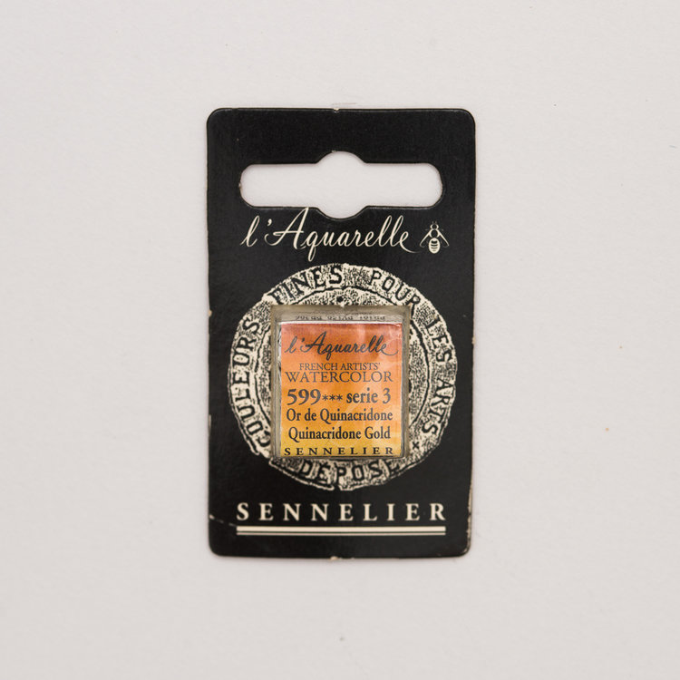 Sennelier 599 aquarelverf napje - quinacridone goud