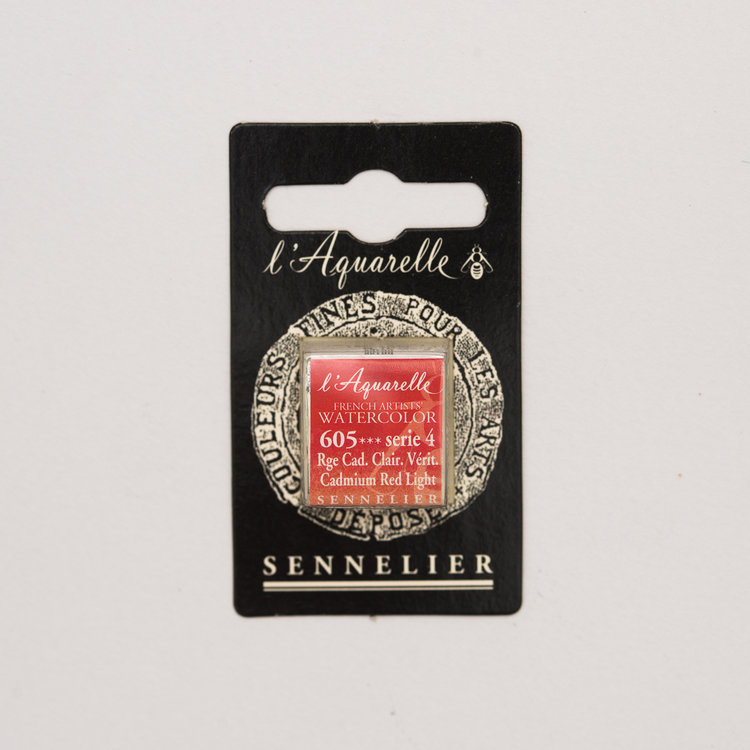 Sennelier 605 aquarelverf napje - cadmiumrood licht