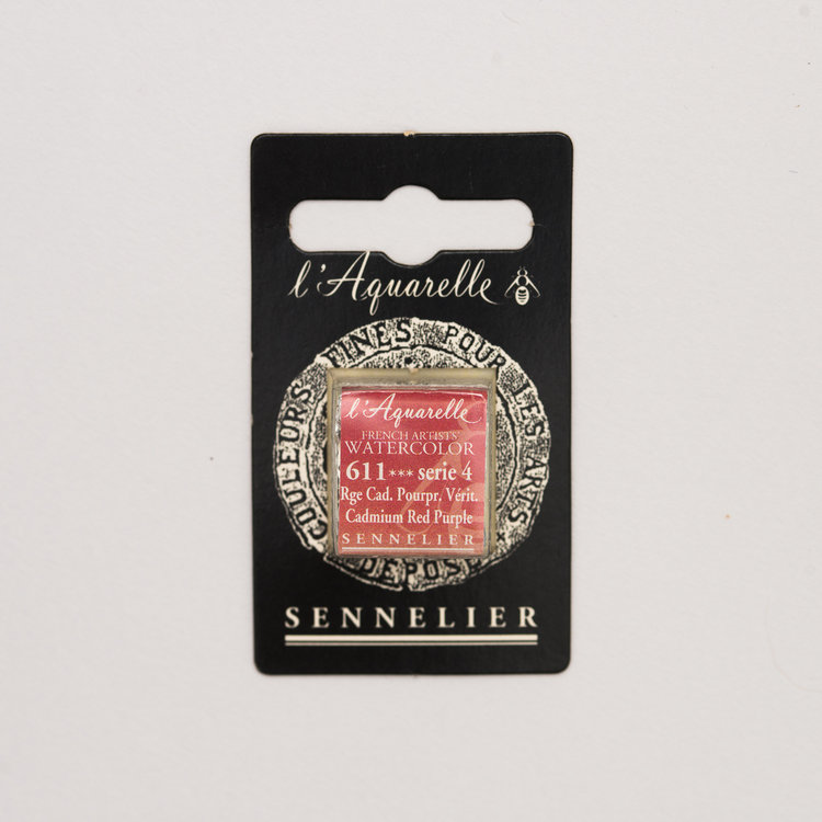 Sennelier 611 aquarelverf napje - cadmiumrood purper