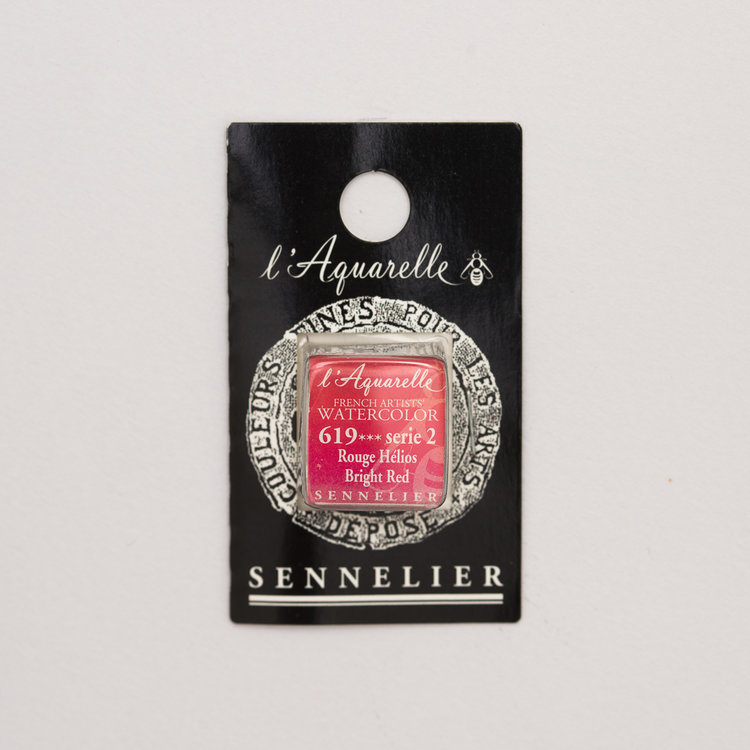 Sennelier 619 aquarelverf napje - heliogeenrood