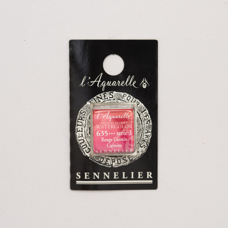 Sennelier 635 aquarelverf napje - karmijnrood