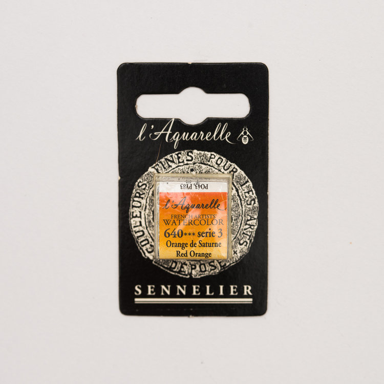 Sennelier 640 aquarelverf napje - saturnusrood