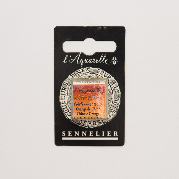 Sennelier 645 aquarelverf napje - Chineesoranje