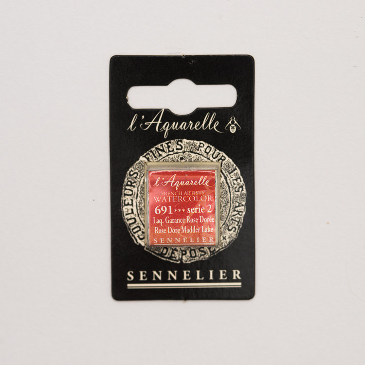 Sennelier 691 aquarelverf napje - kraplak verguld roze