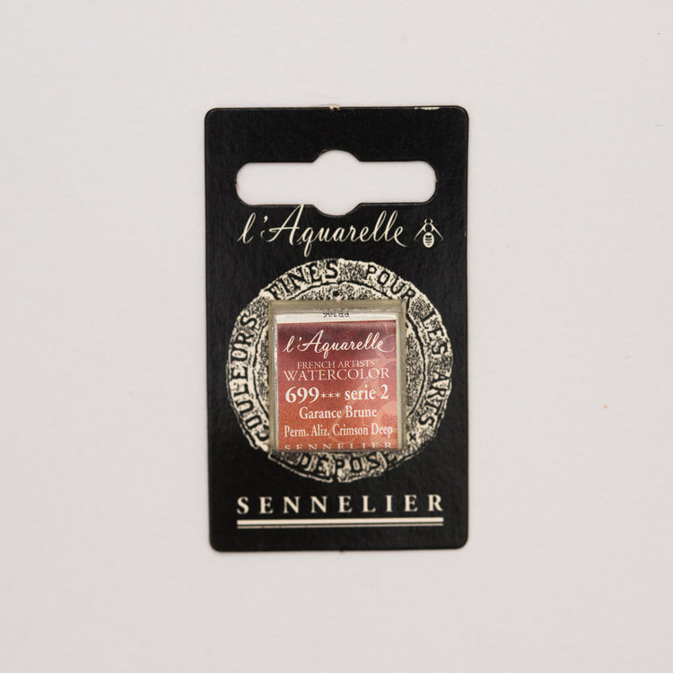 Sennelier 699 l'Aquarelle napje - permanent alizarin crimson donker