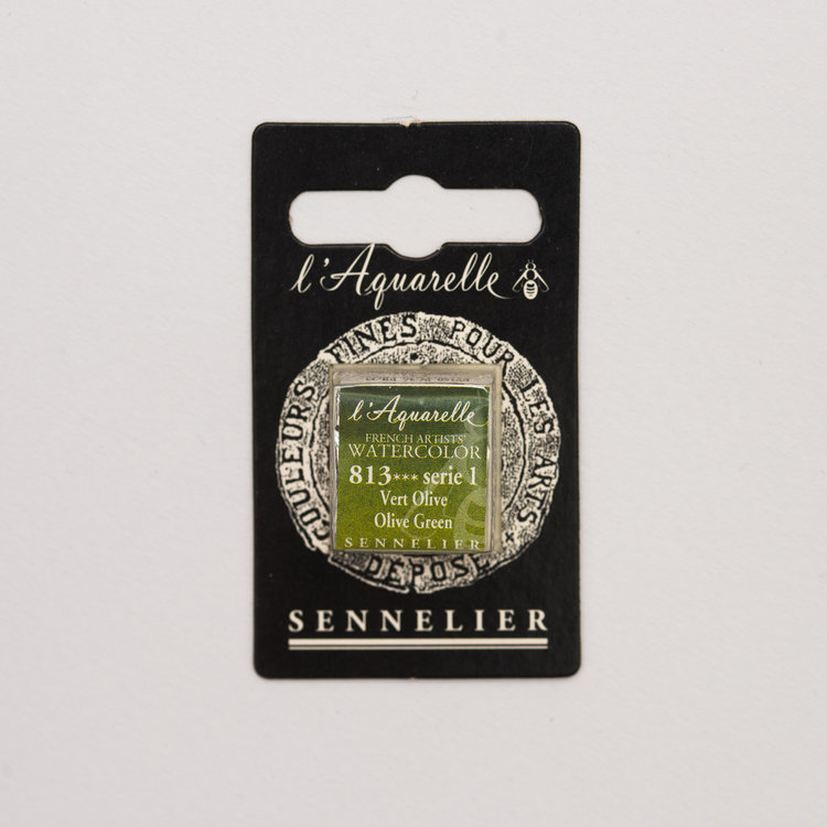 Sennelier 813 l'Aquarelle napje - olijfgroen