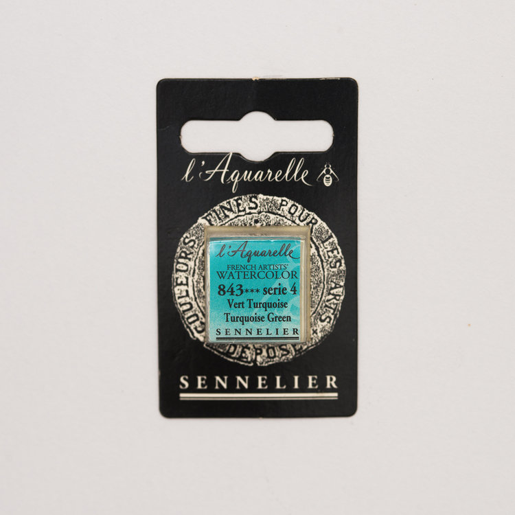 Sennelier 843 aquarelverf napje - turquoisegroen