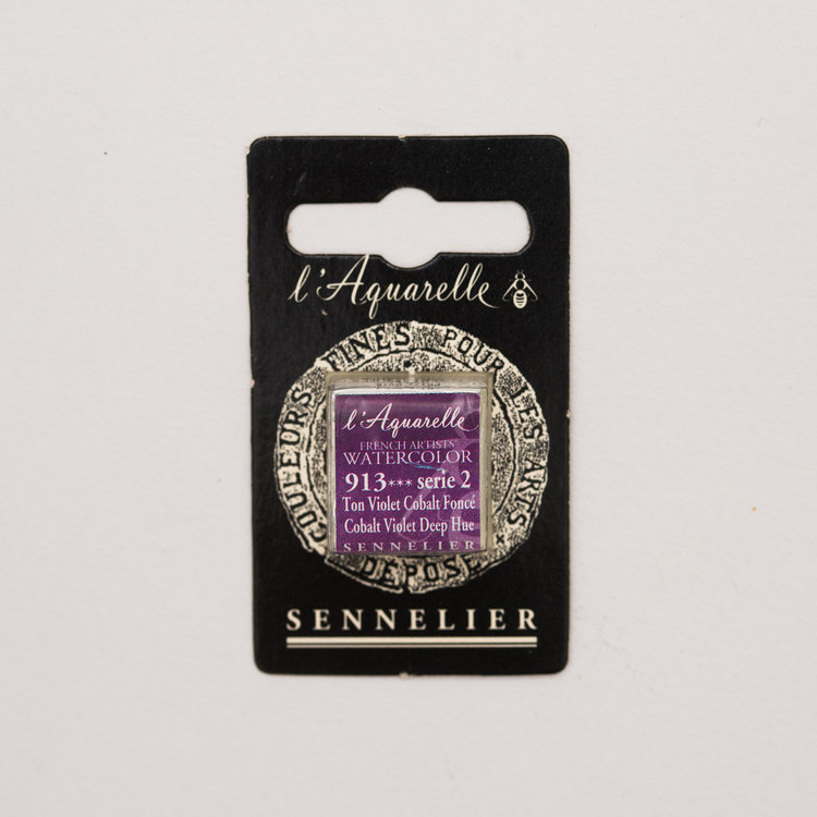 Sennelier 913 l'Aquarelle napje - kobaltviolet donker