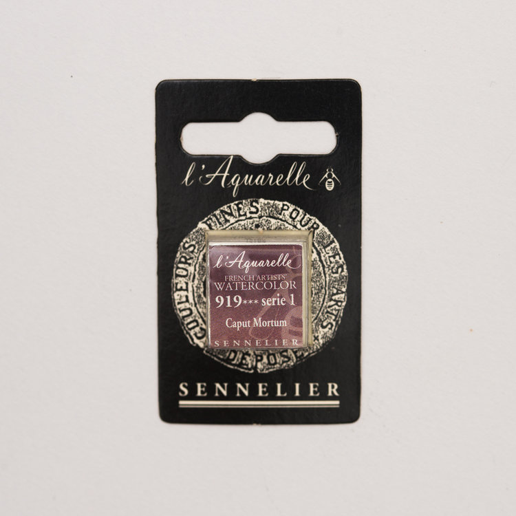 Sennelier 919 aquarelverf napje - caput mortum