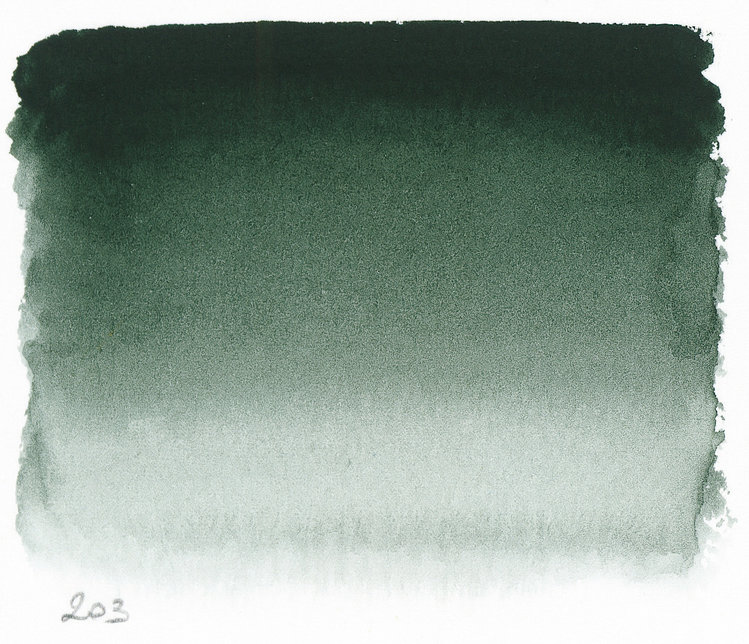 Sennelier 203 aquarelverf 10 ml - omber groenachtig