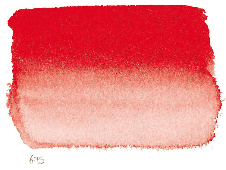 Sennelier 675 aquarelverf 10 ml - vermiljoenrood frans
