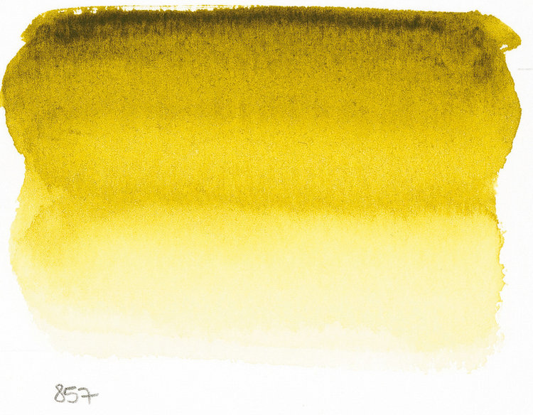 Sennelier 857 l'Aquarelle tube 10ml - stil de grain groen (bruingeel)