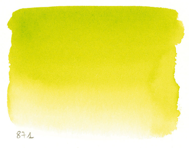 Sennelier 871 aquarelverf 10 ml - glanzend geelgroen