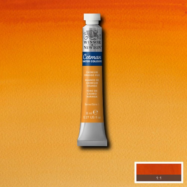 Cotman Water Colours 090 aquarelverf tube 8ml - cadmium orange hue