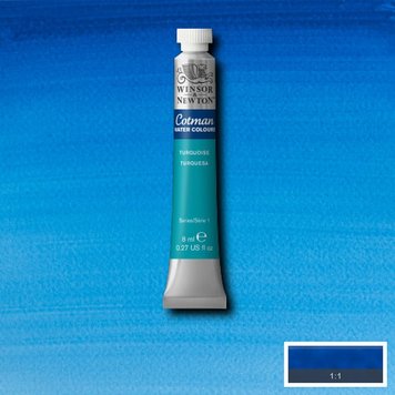 Cotman Water Colours 654 turquoise - 8ml aquarelverf