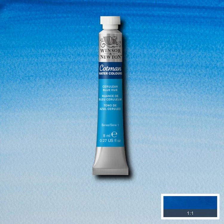 Cotman Water Colours 139 aquarelverf tube 8ml - cerulean blue hue