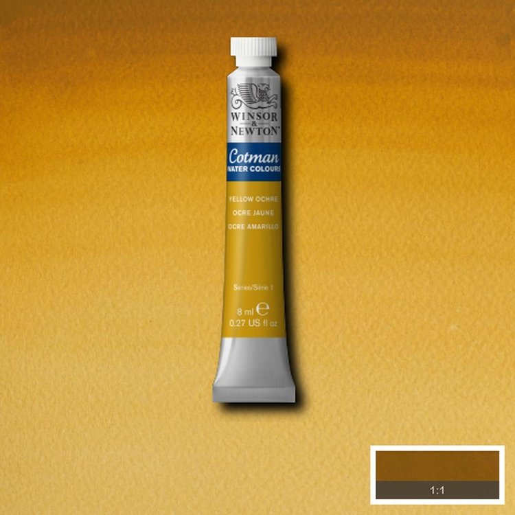 Cotman Water Colours 744 aquarelverf tube 8ml - yellow ochre