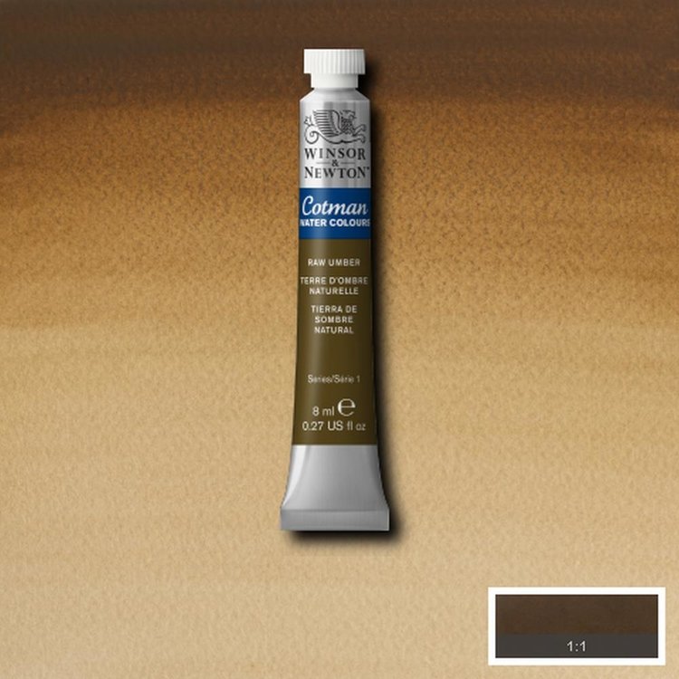 Cotman Water Colours 554 aquarelverf tube 8ml - raw umber
