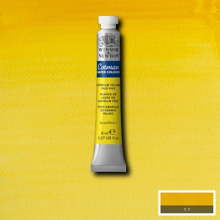 Cotman Water Colours 119 aquarelverf tube 8ml - cadmium yellow pale hue