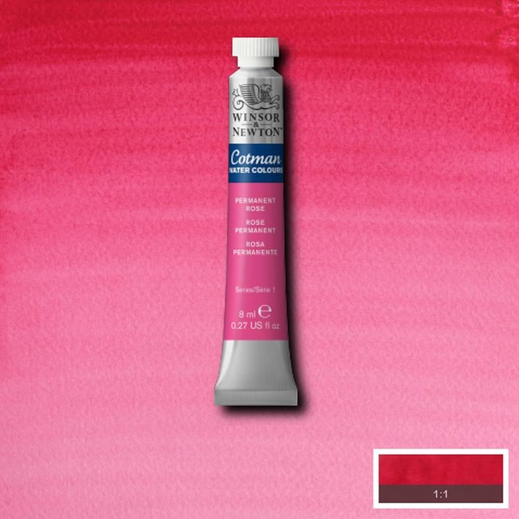 Cotman Water Colours 502 aquarelverf tube 8ml - permanent rose