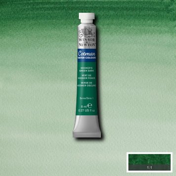 Cotman Water Colours 312 Hookers green dk - 8ml aquarelverf