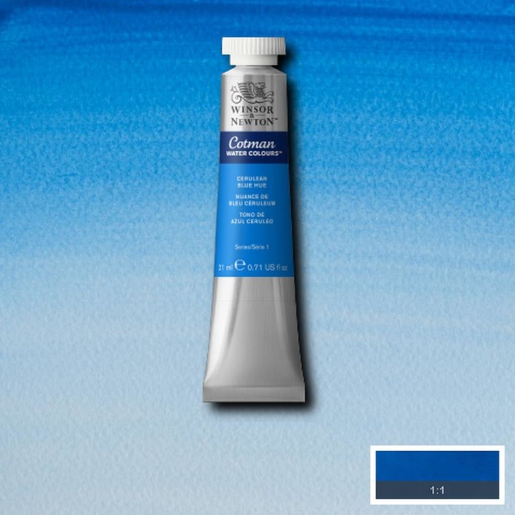Cotman Water Colours 139 aquarelverf tube 21ml - cerulean blue hue