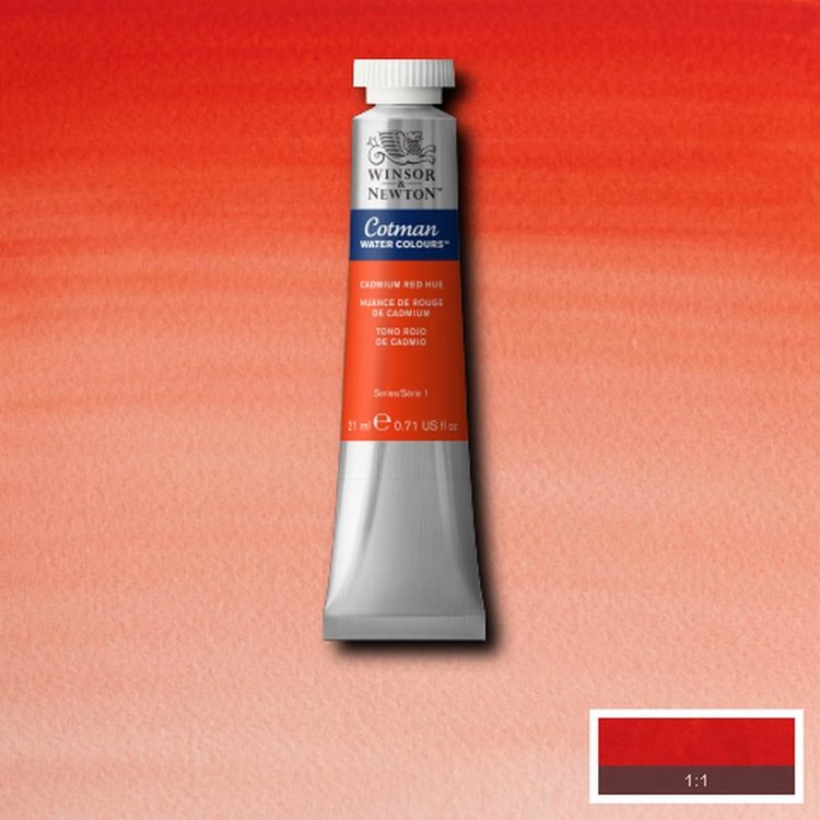 Cotman Water Colours 095 aquarelverf tube 21ml - cadmium red hue