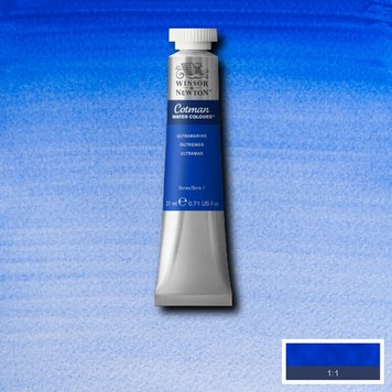 Cotman Water Colours 660 ultramarine - 21ml aquarelverf