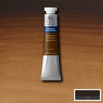 Cotman Water Colours 676 Vandyke brown - 21ml aquarelverf