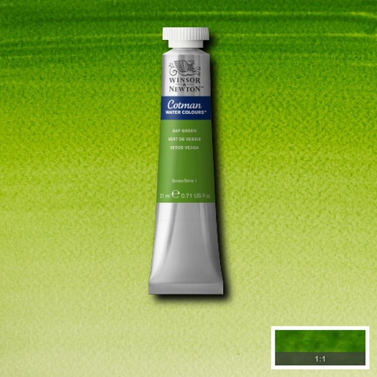 Cotman Water Colours 599 aquarelverf tube 21ml - sap green