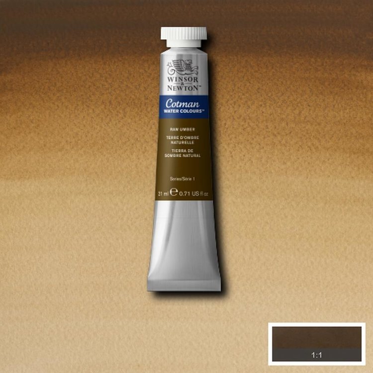Cotman Water Colours 554 aquarelverf tube 21ml - raw umber