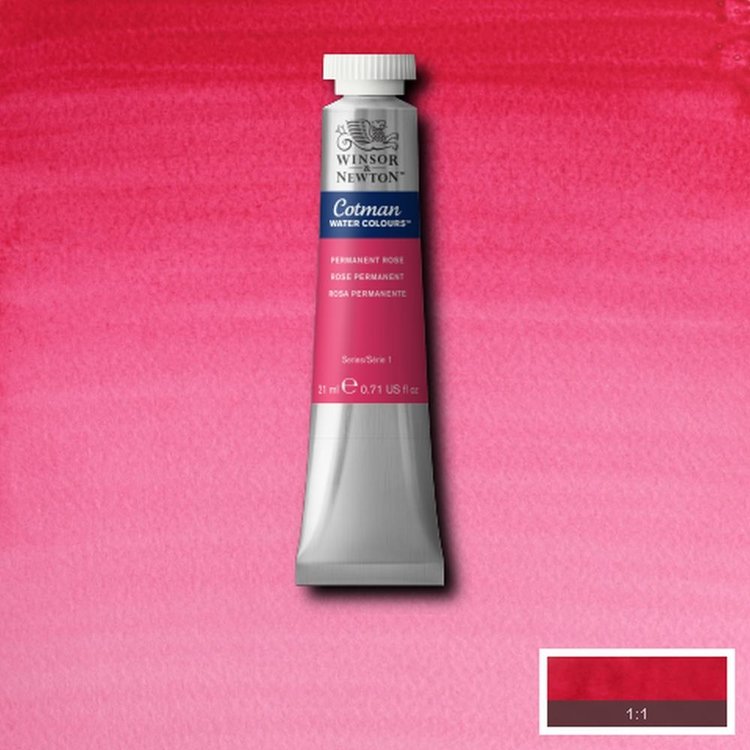 Cotman Water Colours 502 aquarelverf tube 21ml - permanent rose