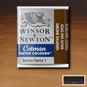 Cotman Water Colours 676 Vandyke brown - napje aquarel