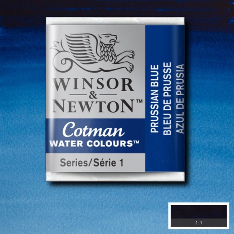 Cotman Water Colours 538 aquarel napje - Prussian blue