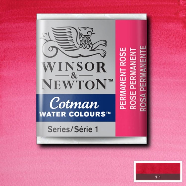 Cotman Water Colours 502 aquarel napje - permanent rose