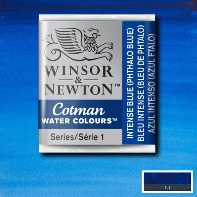 Cotman Water Colours 327 aquarel napje - intense blue