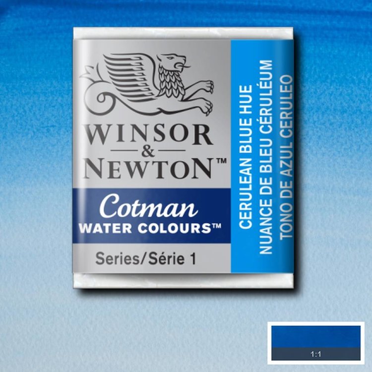Cotman Water Colours 139 aquarel napje - cerulean blue hue