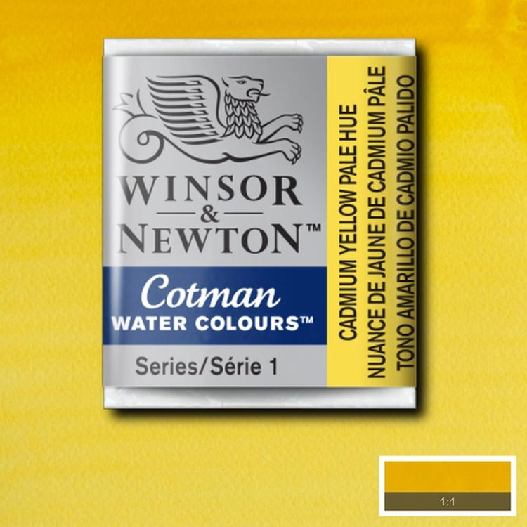 Cotman Water Colours 119 aquarel napje - cadmium yellow pale hue