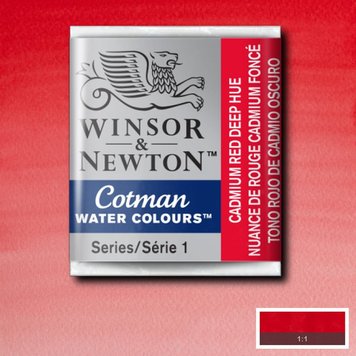 Cotman Water Colours 098  cadmium red dp - napje aquarel