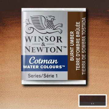Cotman Water Colours 076 burnt umber - napje aquarel