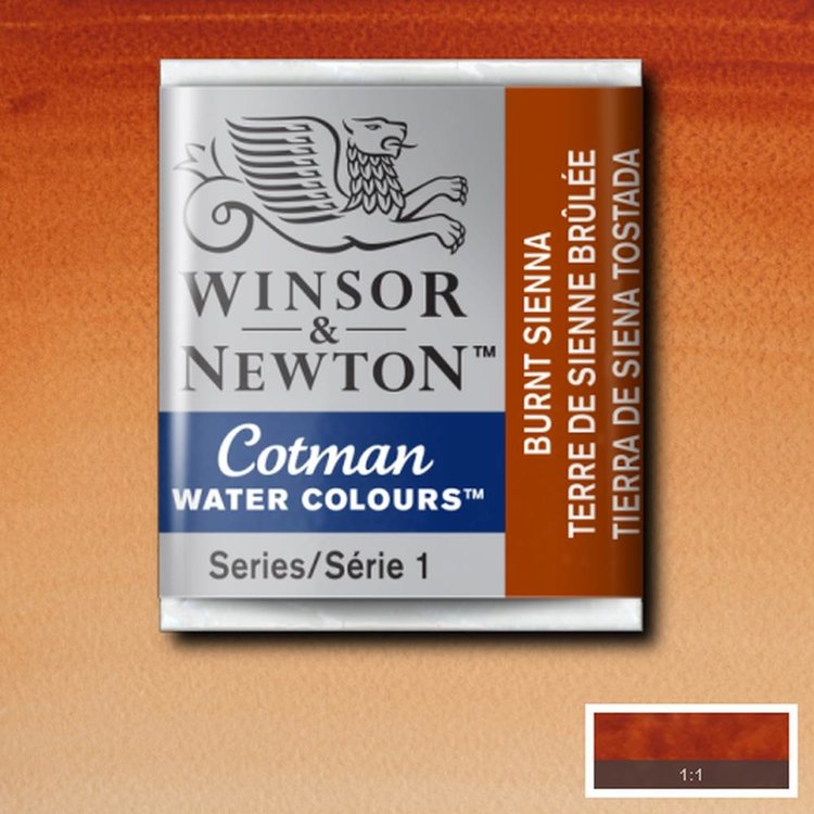 Cotman Water Colours 074 Cotman aquarel napje - burnt sienna