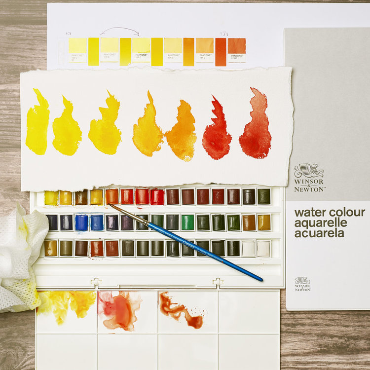 Cotman Water Colours aquarelverf - studio set 48 aquarelnapjes