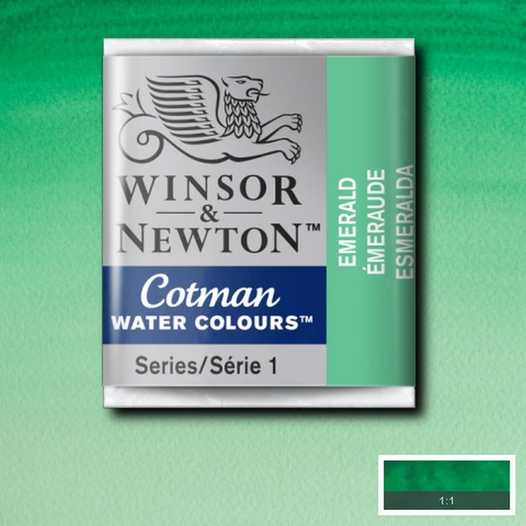Cotman Water Colours 235 aquarel napje - emerald