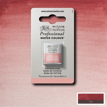 Winsor & Newton 537 PRO aquarelverf napje - potter pink
