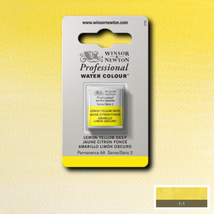 Winsor & Newton 348 aquarel napje - lemon yellow deep