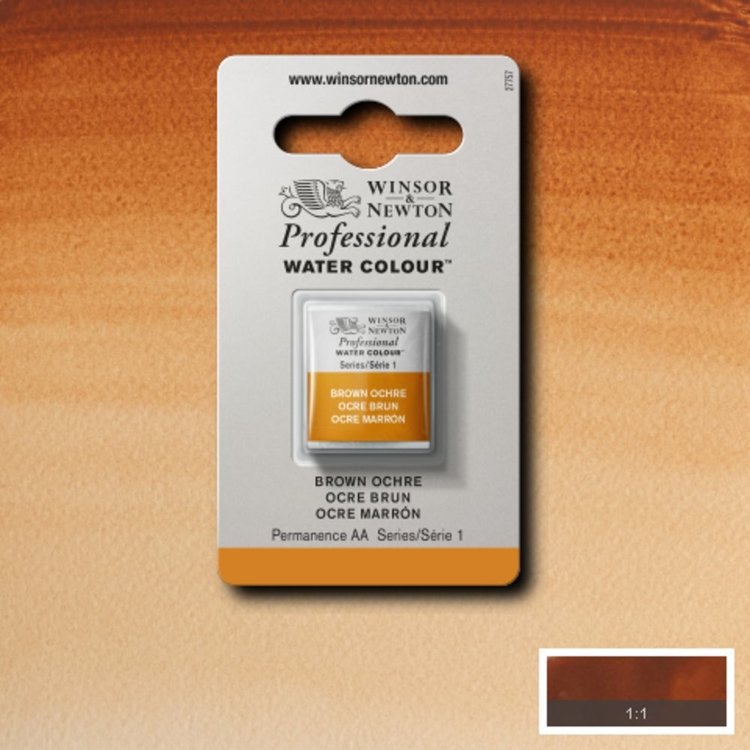 Winsor & Newton 059 PRO aquarelverf napje - brown ochre