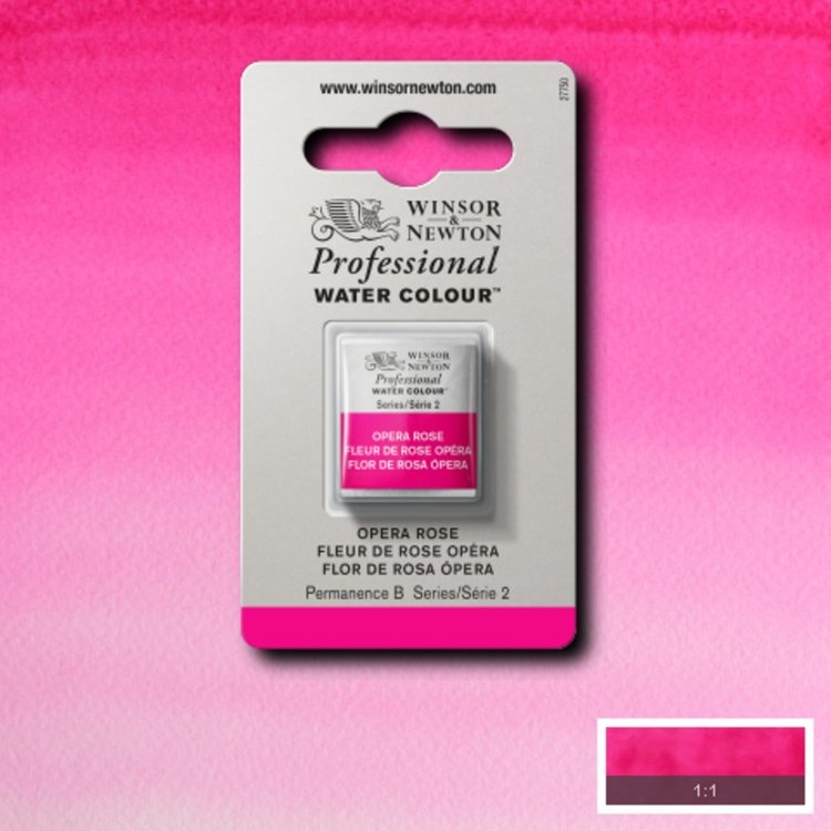 Winsor & Newton 448 PRO aquarelverf napje - opera rose