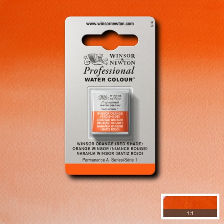 Winsor & Newton 723 PRO aquarelverf napje - wins orange (rs)