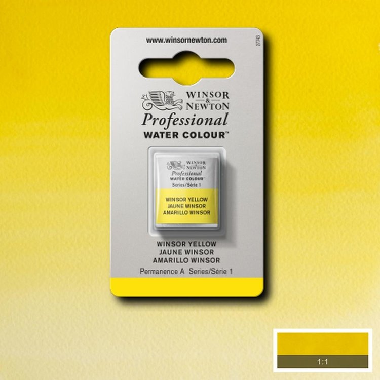 Winsor & Newton 730 PRO aquarelverf napje - winsor yellow